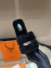HERMES | Fur slippers 03 - 3
