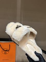 HERMES | Fur slippers 04 - 4