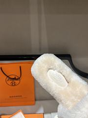 HERMES | Fur slippers 04 - 5