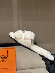 HERMES | Fur slippers 04 - 3