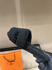 HERMES | Fur Orange Silippers 02 - 4