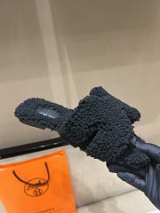 HERMES | Fur Orange Silippers 02 - 2