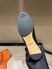 HERMES | classic vintage-style loafers black - 6