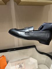HERMES | classic vintage-style loafers black - 3