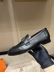 HERMES | classic vintage-style loafers black - 4