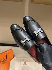 HERMES | classic vintage-style loafers black - 2