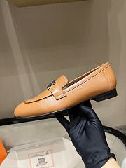 HERMES | classic vintage-style loafers brown - 4