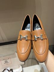 HERMES | classic vintage-style loafers brown - 2