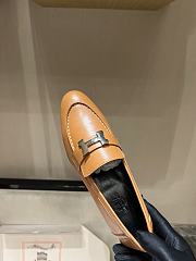 HERMES | classic vintage-style loafers brown - 3