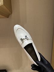 HERMES | classic vintage-style loafers white - 3