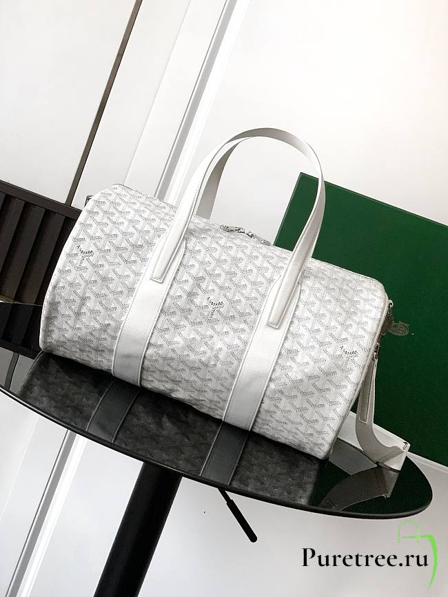 GOYARD | Barrel 40 Sports Bag In White - 1