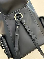 MIUMIU | Medium Leather Backpack In Black - 6