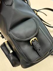 MIUMIU | Medium Leather Backpack In Black - 5