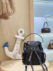 MIUMIU | Medium Leather Backpack In Black - 2