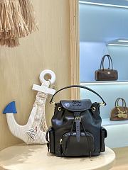 MIUMIU | Medium Leather Backpack In Black - 1