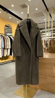 MAX MARA | Teddy Bear Coat Khaki Green - 1