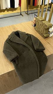 MAX MARA | Teddy Bear Coat Khaki Green - 4