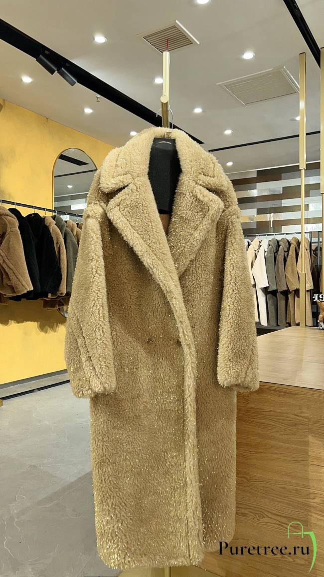 MAX MARA | Teddy Bear Coat Gold Thread - 1