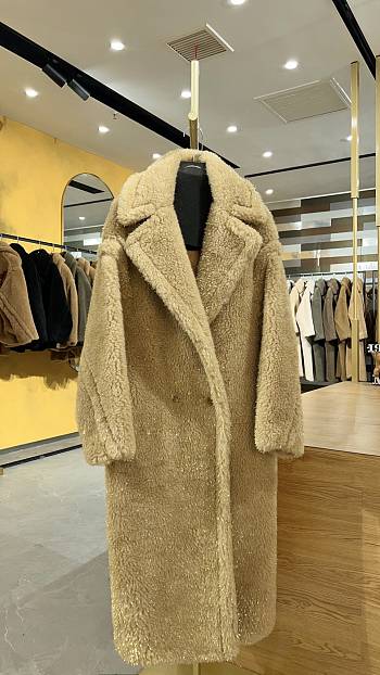 MAX MARA | Teddy Bear Coat Gold Thread