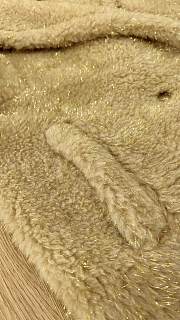 MAX MARA | Teddy Bear Coat Gold Thread - 4