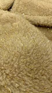 MAX MARA | Teddy Bear Coat Gold Thread - 3