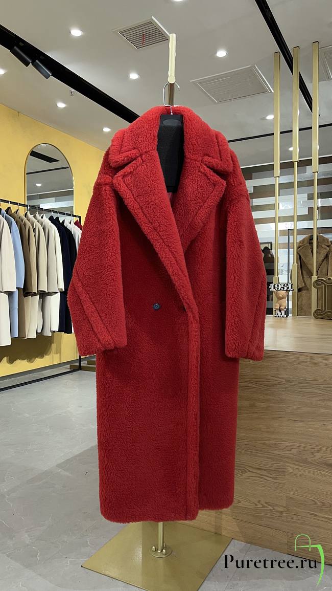 MAX MARA | Teddy Bear Coat Rouge red - 1