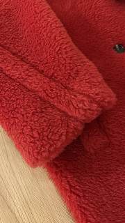 MAX MARA | Teddy Bear Coat Rouge red - 4
