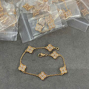 Van Cleef & Arpels Vintage Alhambra Bracelet In Gold - 5