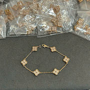 Van Cleef & Arpels Vintage Alhambra Bracelet In Gold - 2