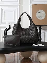 BOTTEGA VENETA | Campana intrecciato leather shoulder bag fondant - 1