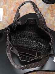 BOTTEGA VENETA | Campana intrecciato leather shoulder bag fondant - 2
