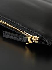 BOTTEGA VENETA | Campana intrecciato leather shoulder bag black - 2