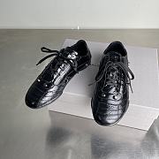 BALENCIAGA | City Women's Flat Lace-up Casual Shoes Black - 1