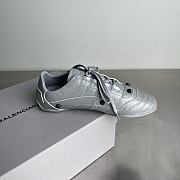 BALENCIAGA | City Women's Flat Lace-up Casual Shoes Gray - 6
