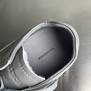 BALENCIAGA | City Women's Flat Lace-up Casual Shoes Gray - 3