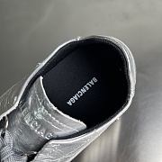 BALENCIAGA | City Women's Flat Lace-up Casual Shoes Silver - 6