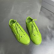 BALENCIAGA | City Women's Flat Lace-up Casual Shoes Green  - 2