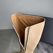 CHANEL | Double C Slim Fit Boots Beige - 5