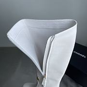 CHANEL | Double C Slim Fit Boots White - 6