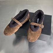 ALAIA | Ballet Shoes In Brown - 4