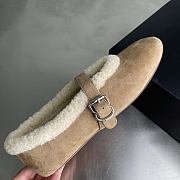 ALAIA | Ballet Shoes In Beige - 5