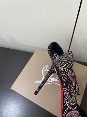 Christian Louboutin CL Red Sole Rhinestone High Heels 10.5 cm - 4