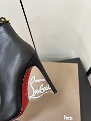 Christian Louboutin CL Red Sole Zipper High-Heeled Ankle Boots 10.5 cm (01) - 5