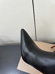 Christian Louboutin CL Red Sole Zipper High-Heeled Ankle Boots 10.5 cm (01) - 2