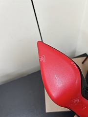 Christian Louboutin CL Red Sole Zipper High-Heeled Ankle Boots (03) - 5