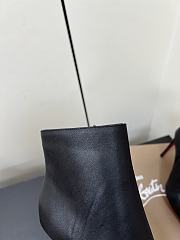 Christian Louboutin CL Red Sole Zipper High-Heeled Ankle Boots (03) - 3