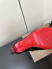 Christian Louboutin CL Red Sole Zipper High-Heeled Ankle Boots (04) - 6
