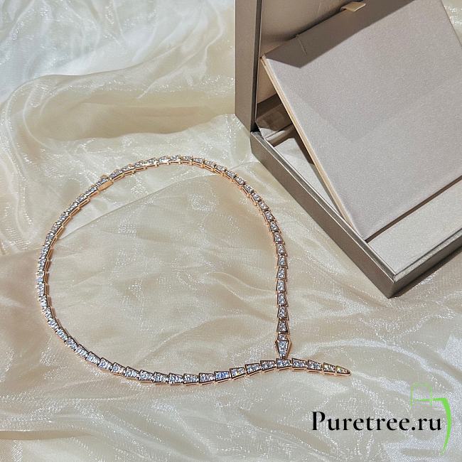 BVLGARI | Full Diamond Serpent Necklace  - 1