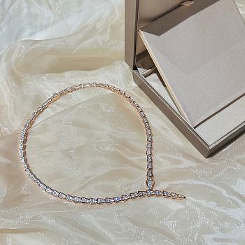 BVLGARI | Full Diamond Serpent Necklace 