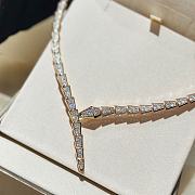 BVLGARI | Full Diamond Serpent Necklace  - 4